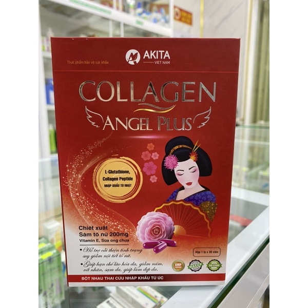 Viên uống sáng da điều hoà nội tiết Collagen angel plus