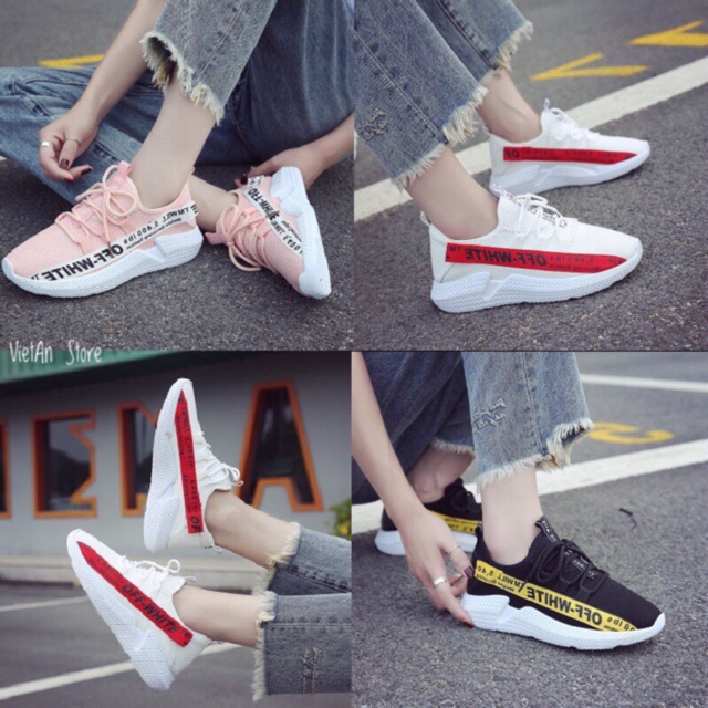 GIÀY THỂ THAO CHỮ CỰC HOT  1801