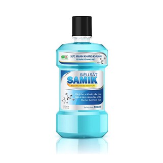 Nước súc miệng Samik Nano Bạc 500ml