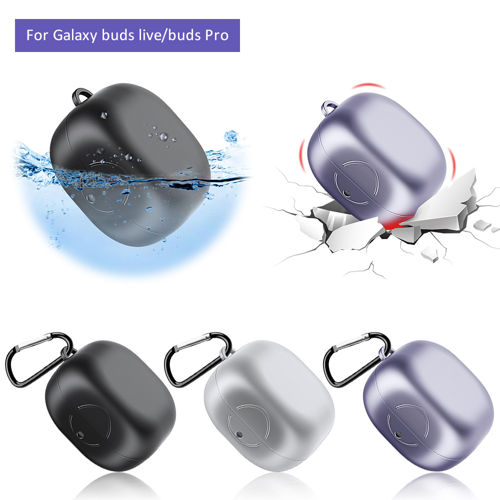 Vỏ bảo vệ hộp đựng tai nghe tư fTPU có khóa cho Samsung Galaxy Buds Live / Bud Pro