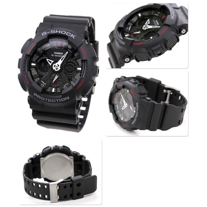 Đồng hồ Nam Casio G-shock GA-120 Chính hãng - Chống nước 20 ATM - Tuổi thọ pin 7 năm - bảo hành 12 tháng quốc tế