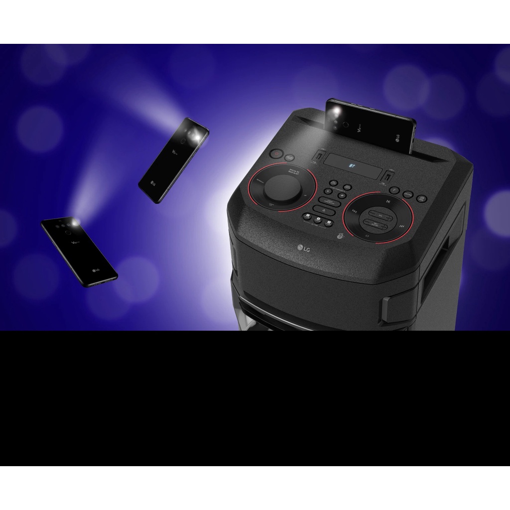Loa Kéo Bluetooth Karaoke LG XBOOM RN5 - 500W Hàng Chính Hãng
