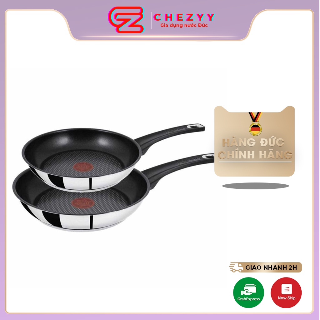 Set 2 chảo Tefal Jamie Oliver Titanium 20-26cm