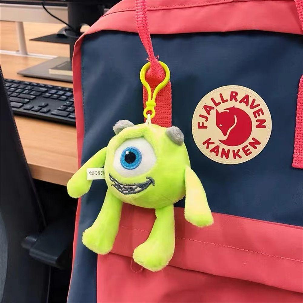 LANFY Móc Khóa Hình Mike Wazowski Nhồi Bông Đáng Yêu
