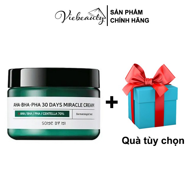 Kem Dưỡng Da Cho Da Mụn Some By Mi AHA-BHA-PHA 30 Days Miracle Cream 50ml - Khongcoson