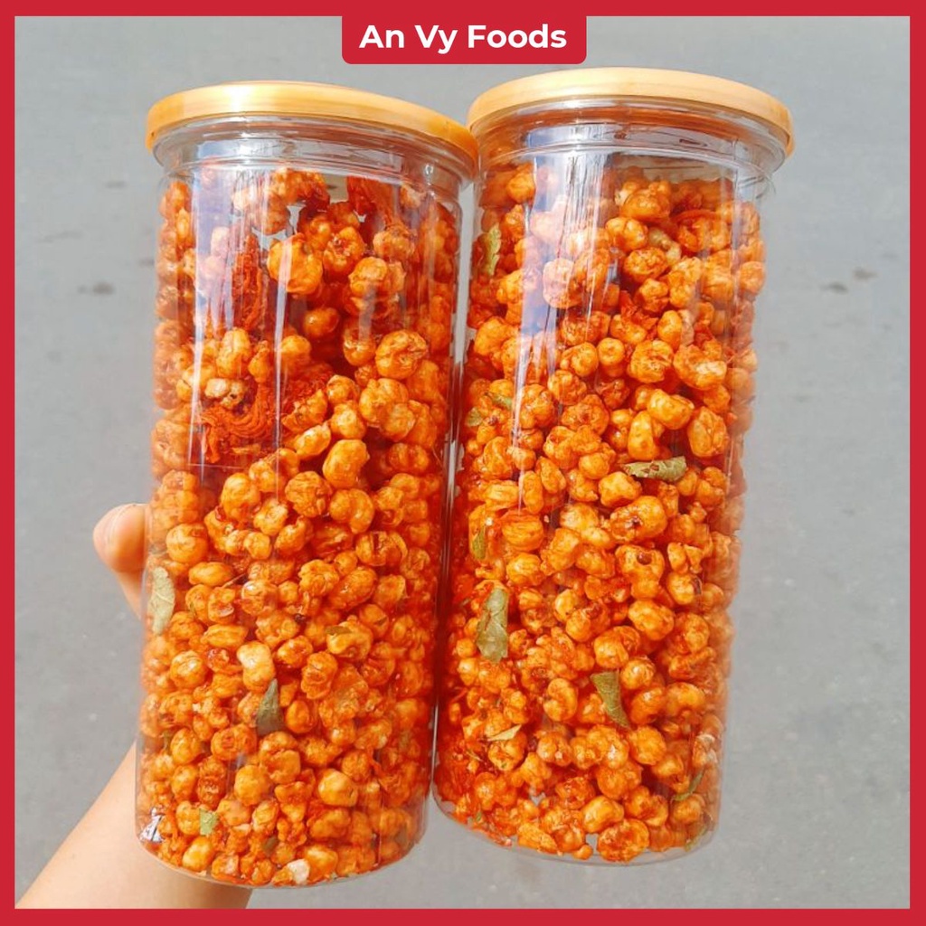 Bắp Lắc Khô Bò Lá Chanh 350gr giòn ngon, đậm vị