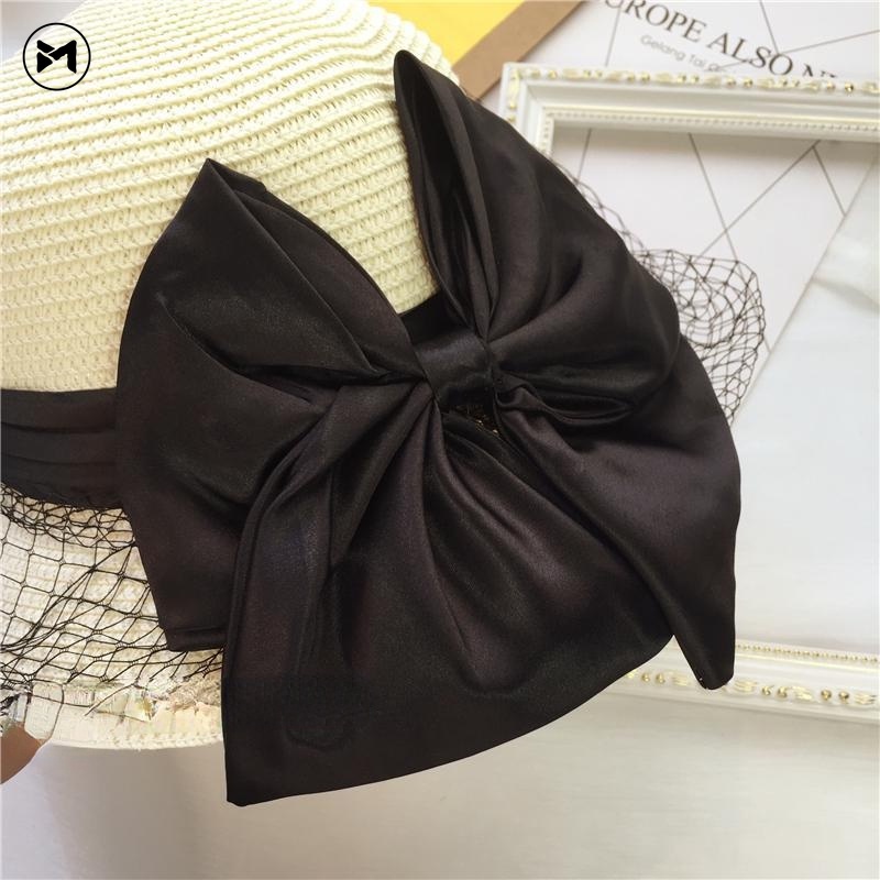 Nón Cói Rộng Vành Phối Nơ Thời Trang Mùa Hè Mới Phong Cách Hàn Quốc Cho Nữ