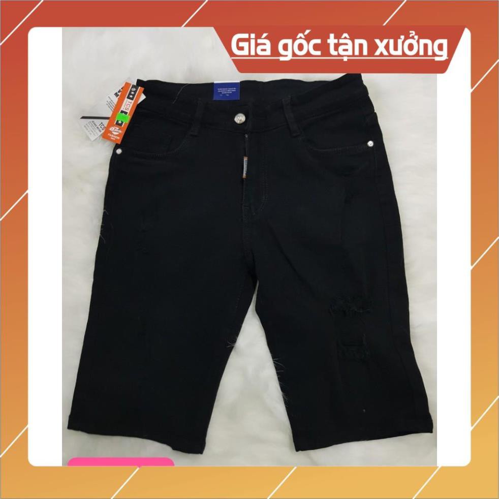 Quần Short Nam Vải Jean Cào Cấp Co Giãn 4 Chiều VNXK ms 305