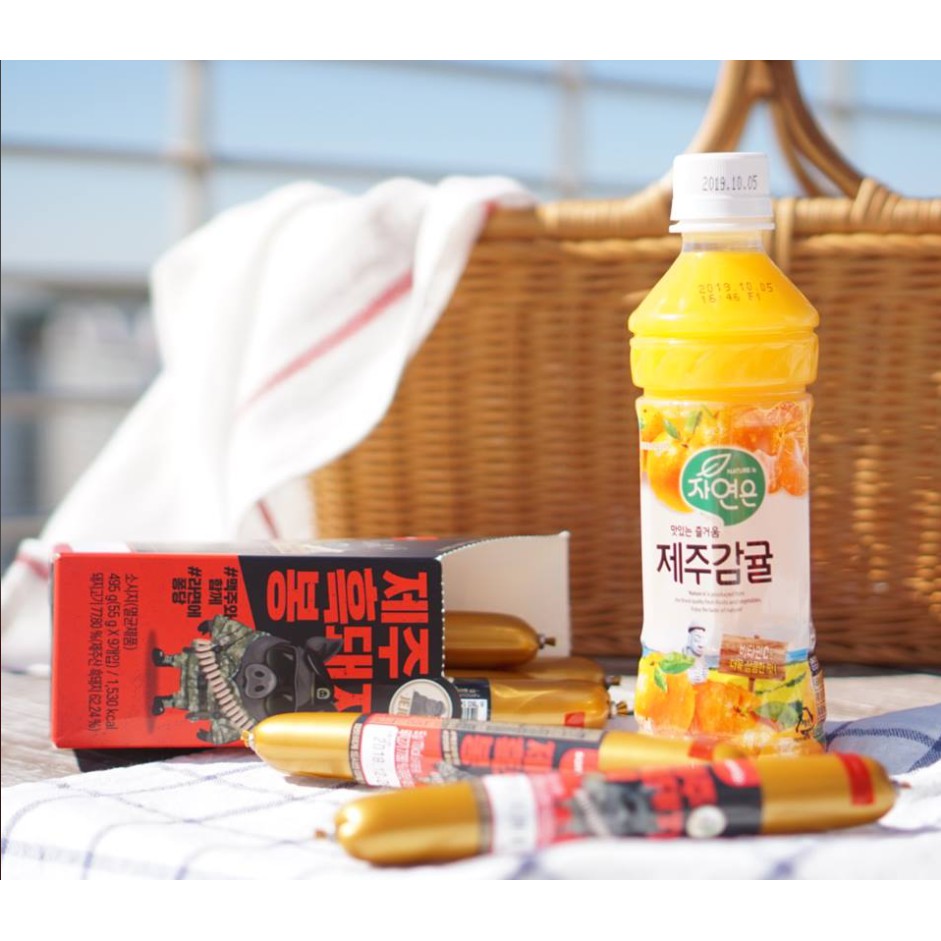 NƯỚC QUÝT ĐẢO JEJU 500ML -  자연은제주감귤 500ML