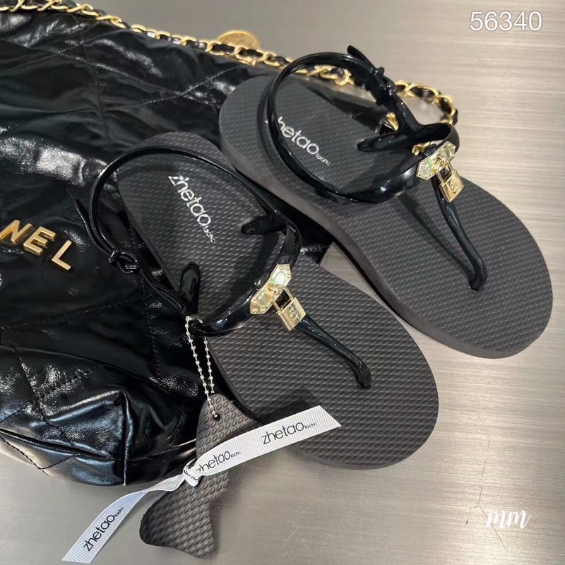 Sandal chaneo ổ khoá fullbox