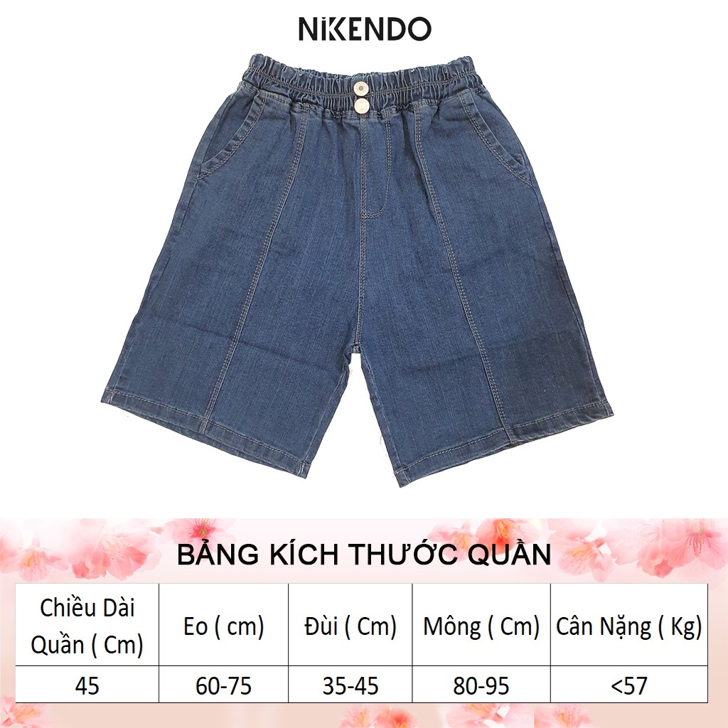 Quần Short nữ Jean , Quần Đùi Nữ Jean Lưng Thun ( video Tự Quay)