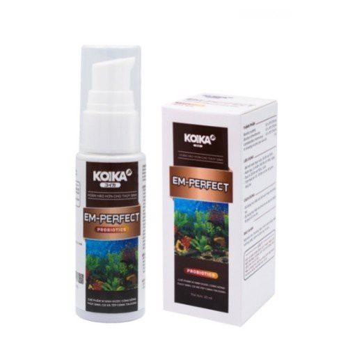 MEN VI SINH XỬ LÝ NƯỚC KOIKA EM-PERFECT 30ML CHO HỒ CÁ