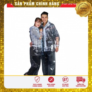 BỘ QUẦN ÁO MƯA TRÙM ĐẦU TRONG SUỐT THÀNH NAM