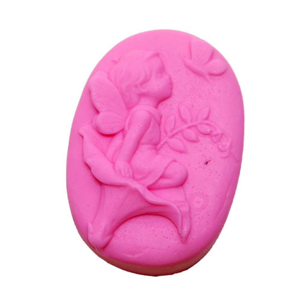 Khuôn silicon làm xà phòng hình cây thiên thần