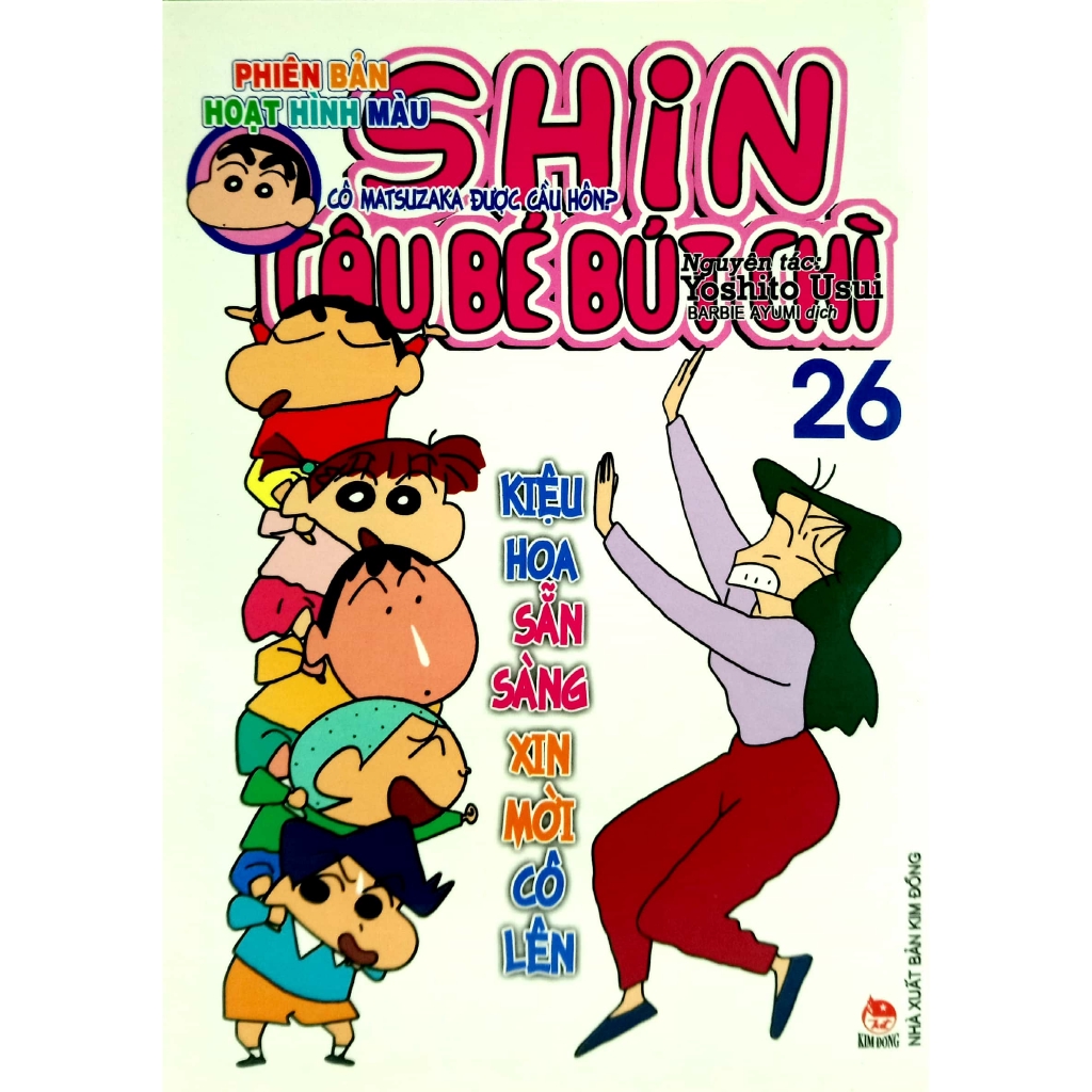 Sách - Shin - Cậu Bé Bút Chì - Hoạt Hình Màu - Tập 26 (2019)
