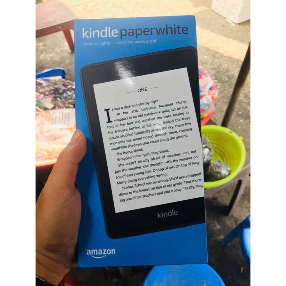 Máy đọc sách Kindle Paper White gen 4 8Gb mau xanh