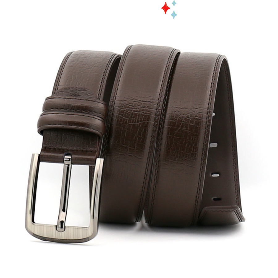Thắt Lưng Nam Khóa Kim Dây Da Bò Nhập Khẩu Cao Cấp Tặng Kèm Hộp | TL_Kim - Trandukskze41071