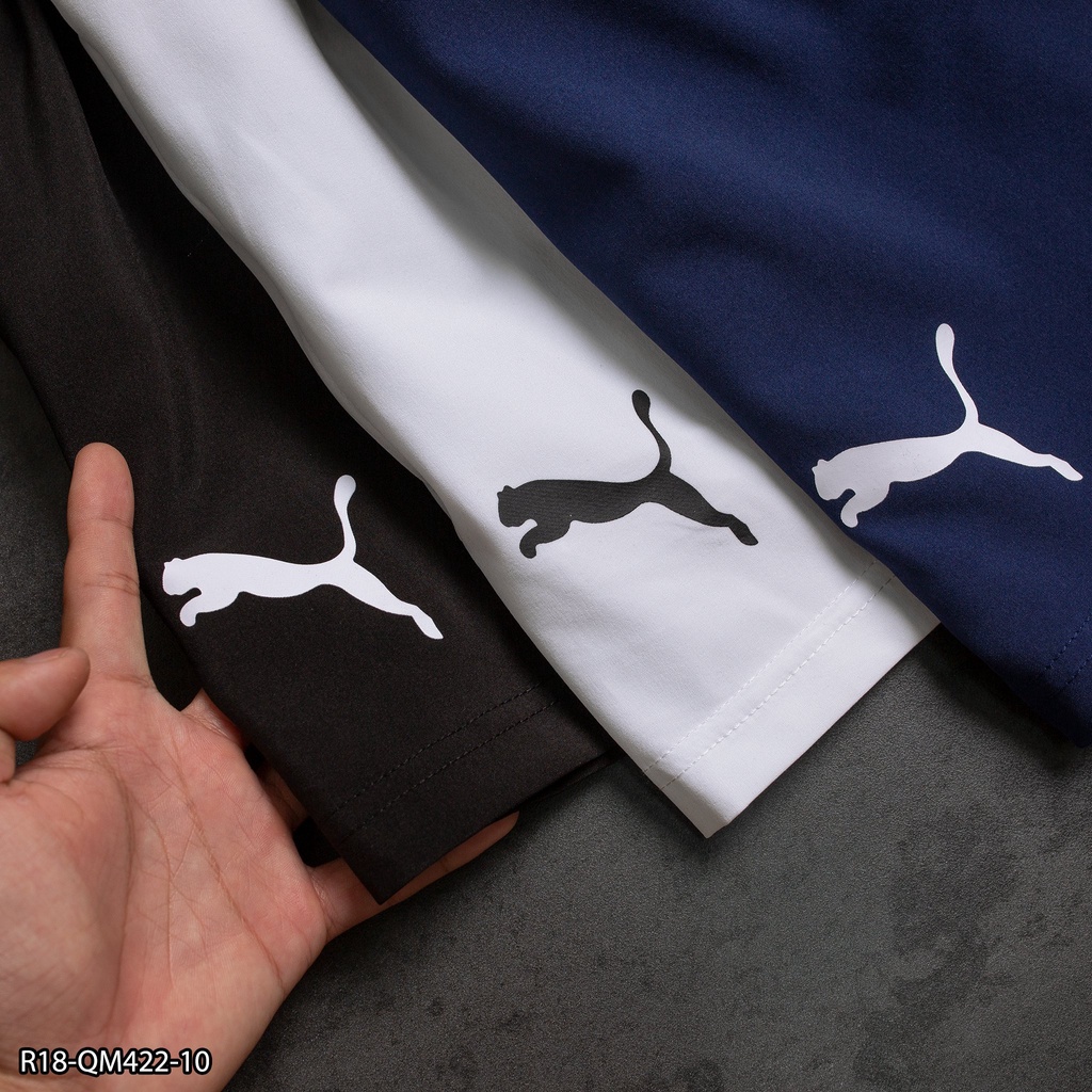 Quần run nam R18 logo mặt trước và bên hông - xi dãn 2 lớp form trên gối - thể thao nam VNXK