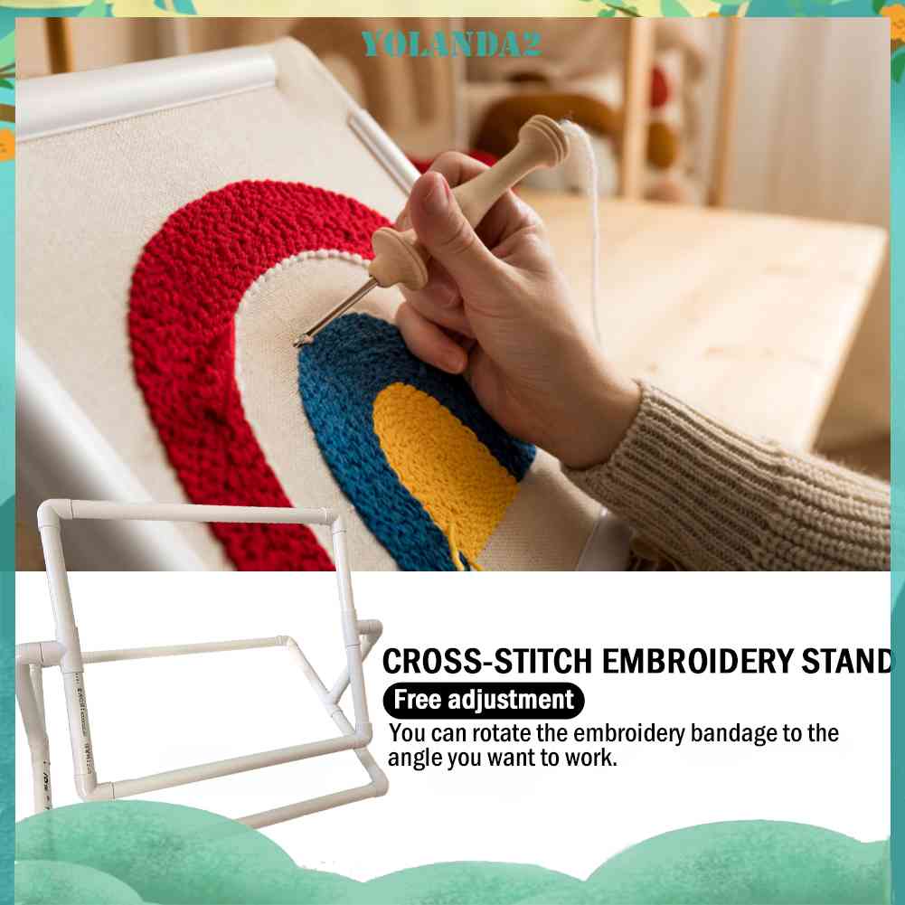 Khung Thêu Tranh Chữ Thập Cầm Tay Tiện Lợi