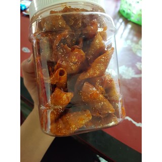 Hộp 400gr Mực ngào me tỏi ớt