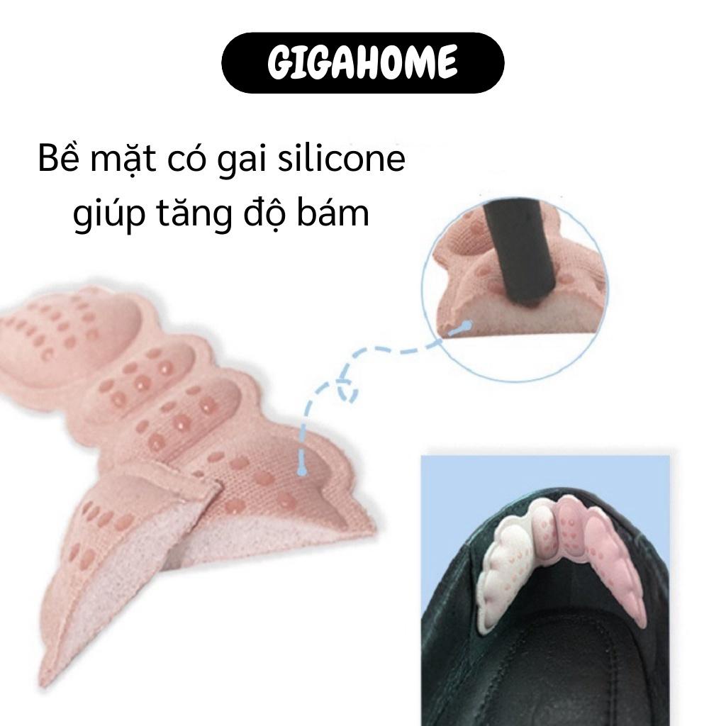 Miếng lót giày   GIÁ VỐN  Miếng lót giày silicon hình cánh bướm có gai êm chân, hút mồ hôi 9541