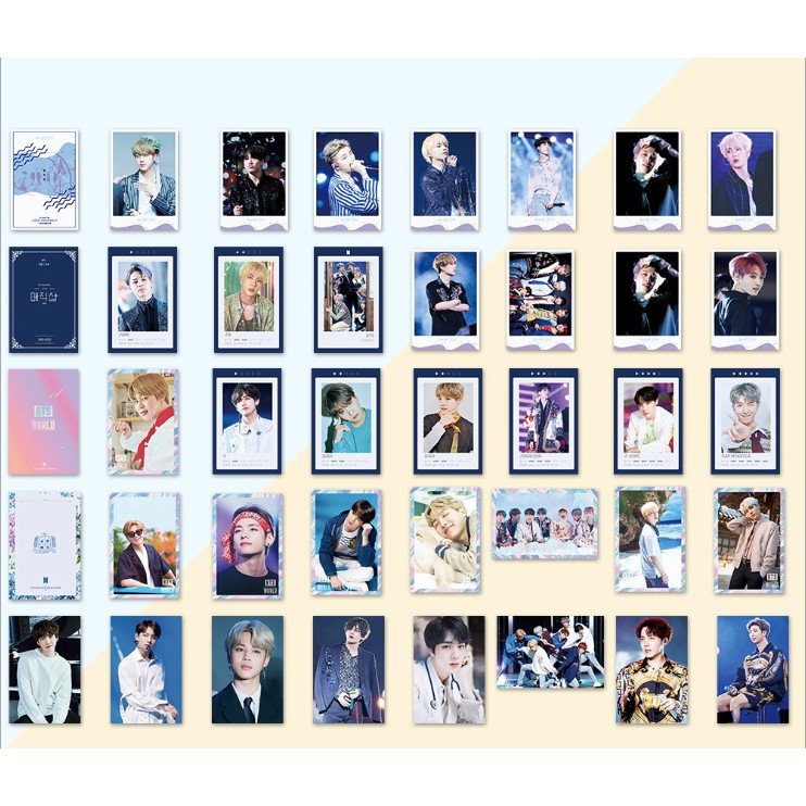 Set card đục Bangtan và thành viên