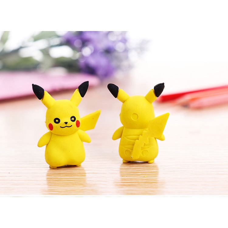 Bộ 4 Cục Tẩy Cao Su Hình Pikachu Dễ Thương