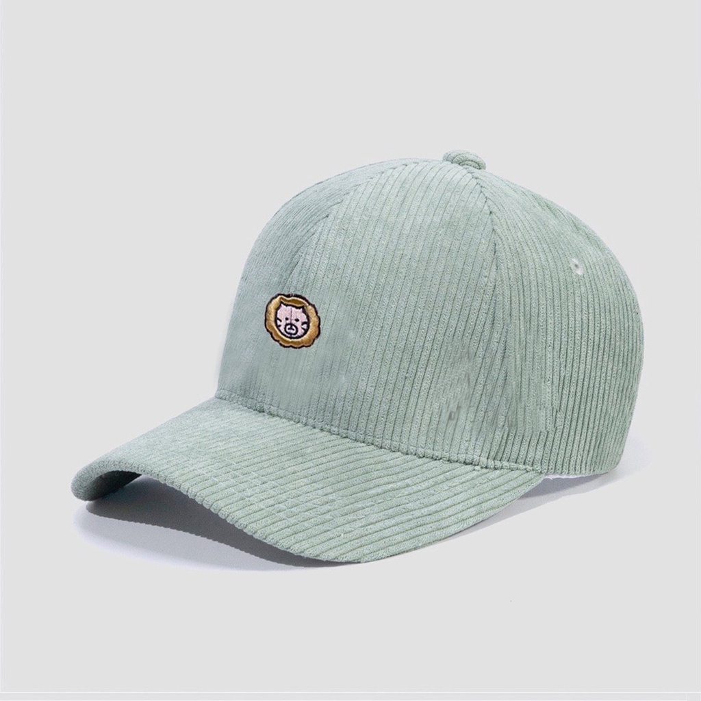 Mũ Lưỡi Trai Unisex Nam nữ Thêu Mặt Sư Tử 430 Phong Cách Thời Trang - Hata24h