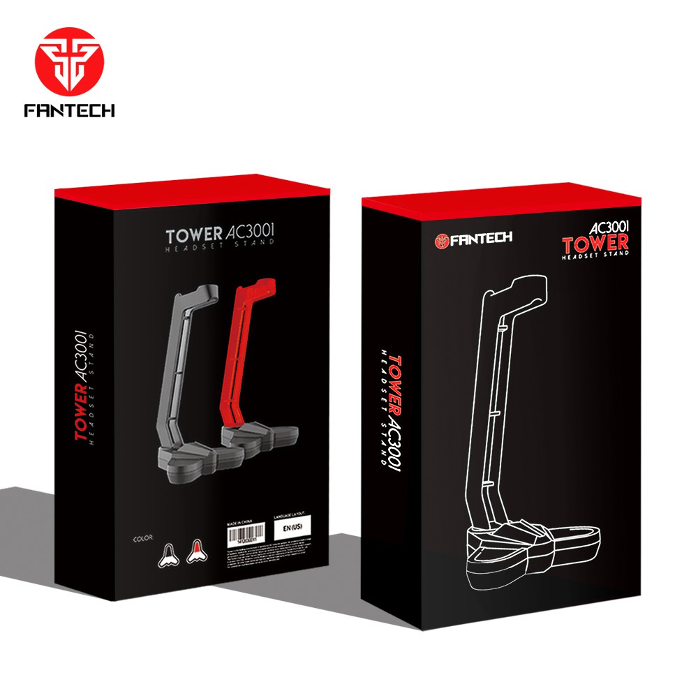 Giá Đỡ Tai Nghe Gaming FANTECH AC3001 TOWER Thiết Kế Chắc Chắn Chống Trượt -  Hàng Phân Phối Chính Hãng
