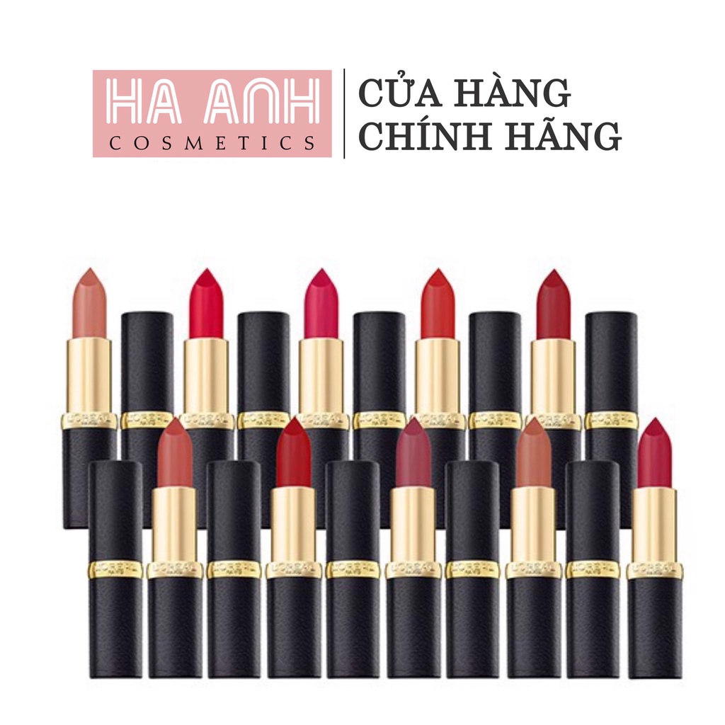 Son thỏi lì mịn môi không khô môi L'oreal Color Riche Matte