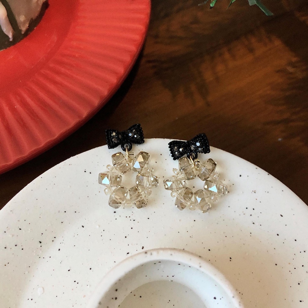 Bông Tai Hình Nơ Phong Cách Hàn Quốc Sang Trọng Thời Trang Cho Nữ