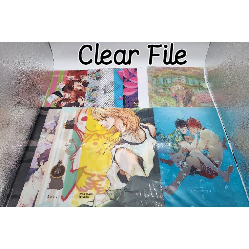 Bìa hồ sơ, clear file, chủ đề Boylove BL số 01, chính hãng