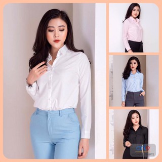 Áo sơ mi nữ công sở dài tay