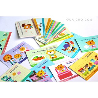 40 THẺ PHẦN THƯỞNG SIÊU HẤP DẪN DẠNG FLASHCARD CHO TRẺ