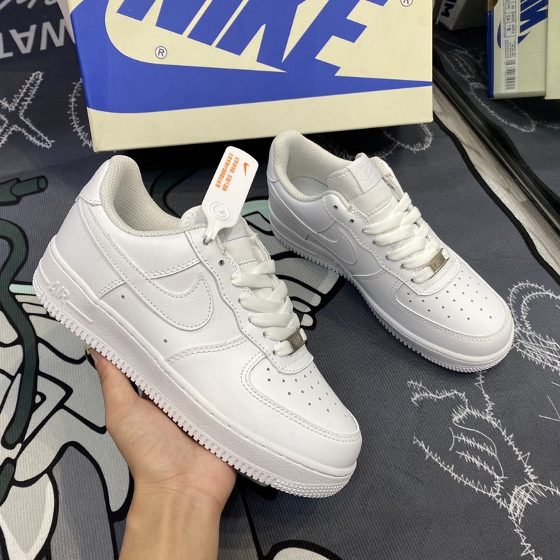 | CÓ SẴN - ẢNH THẬT | Giày thể thao AF1 trắng bản đẹp full box - bill giấy gói tặng kèm tất