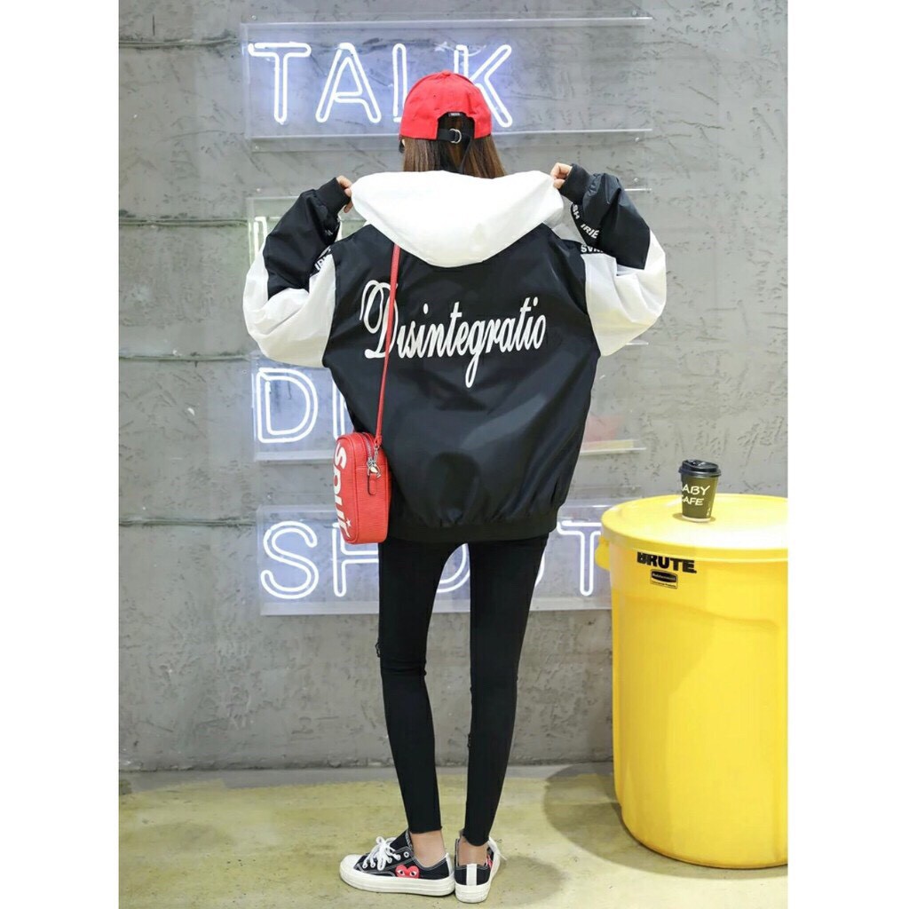 Áo khoác dù nữ thêu 'chim trên cành' siêu cute. | BigBuy360 - bigbuy360.vn