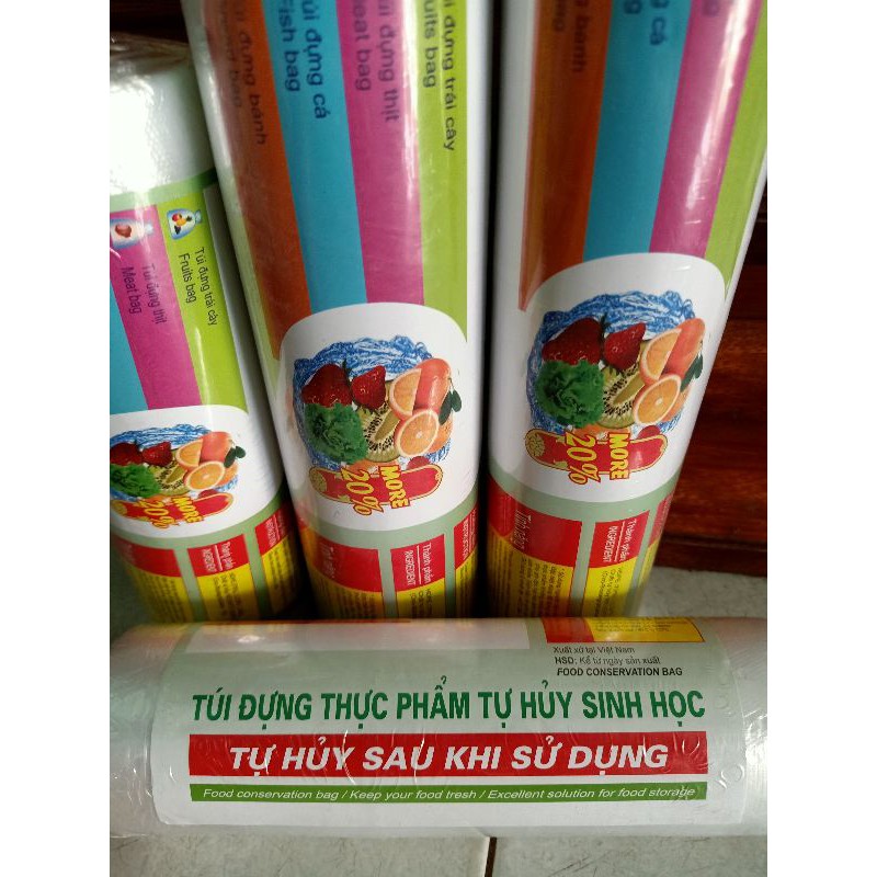 TÚI ĐỰNG THỰC PHẨM PHÂN HỦY SINH HỌC CHUẨN