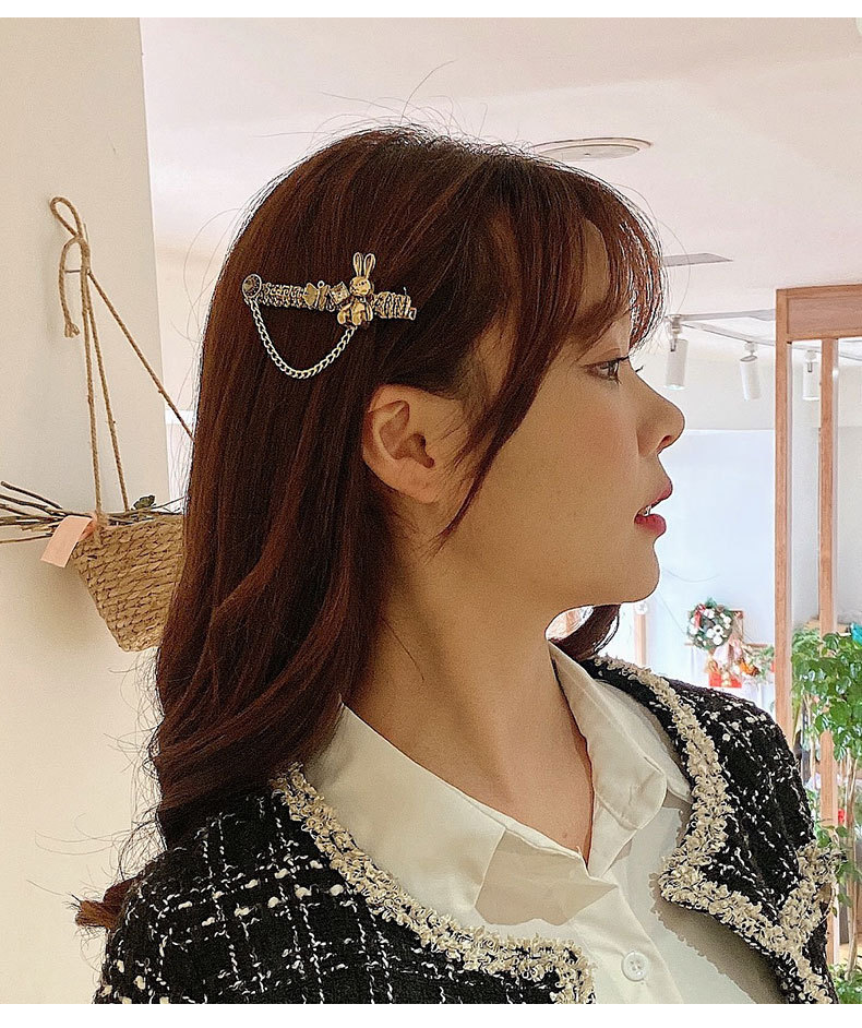 Kẹp Tóc Kim Loại Hình Gấu Xinh Xắn Cho Nữ