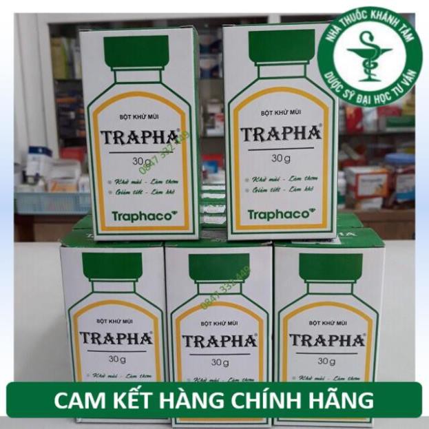 01 hộp Bột khử mùi Trapha 30g