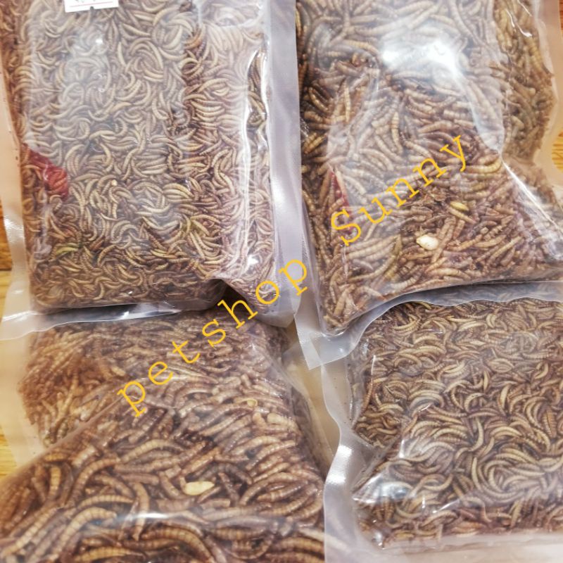 200g sâu sấy trung/nhỏ cho hamster, sóc, nhím