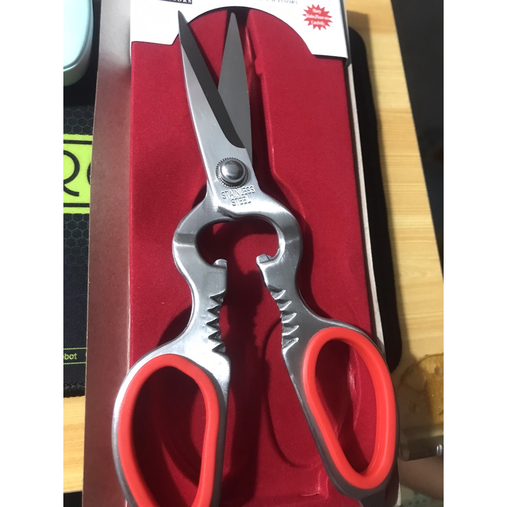 Kéo đa năng, kéo inox cắt cá, thịt gà, cua