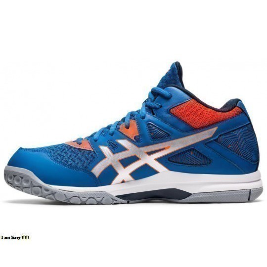 GIÀY BÓNG CHUYỀN ASICS GEL TASK 2 MT (XANH CAM) - CHÍNH HÃNG