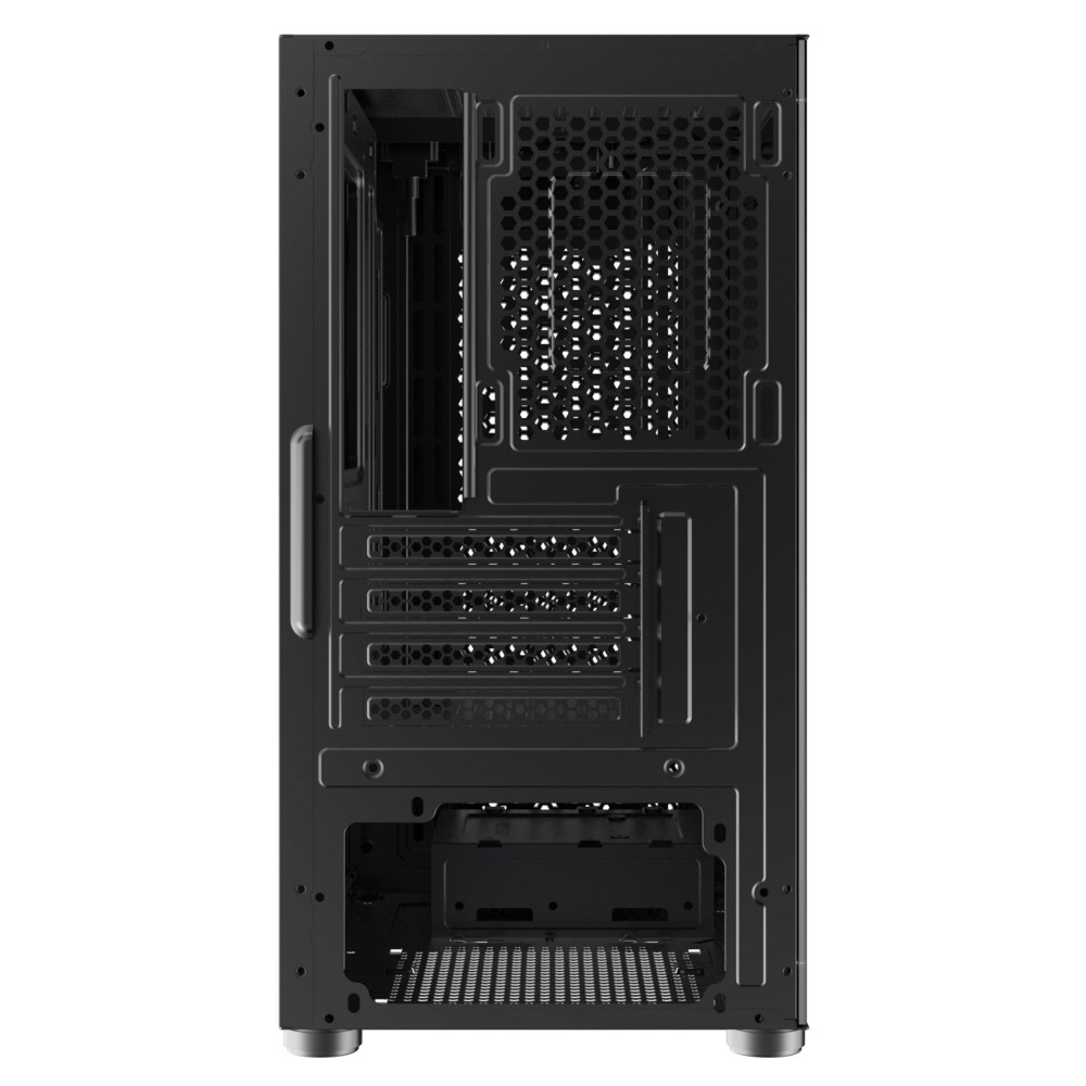 [Mã 55ELSALE1 giảm 7% đơn 300K] Vỏ Case Máy Tính XIGMATEK AERO BLACK 2F - M-ATX, 1 SIDE TEMPERED GLASS, 2 FAN X20F