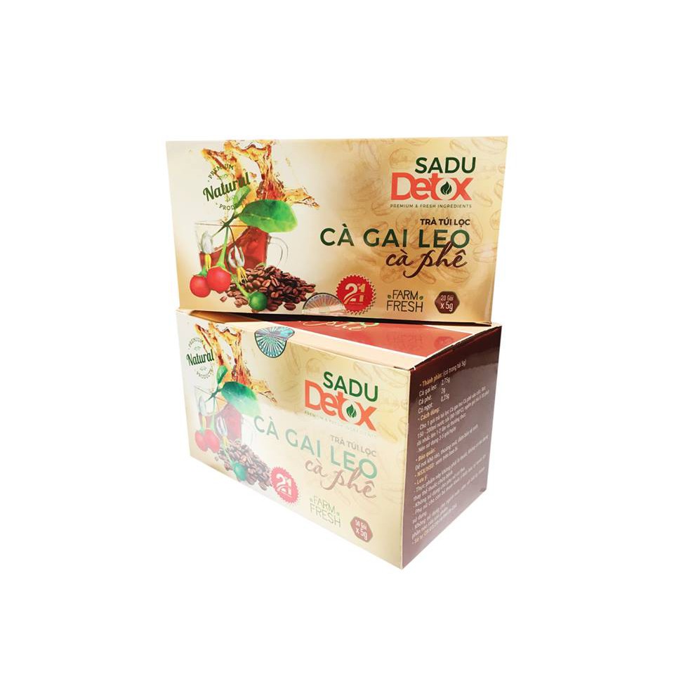 Cà gai leo cà phê – Sadu Detox (Chính Hãng) Cà gai leo Sadu