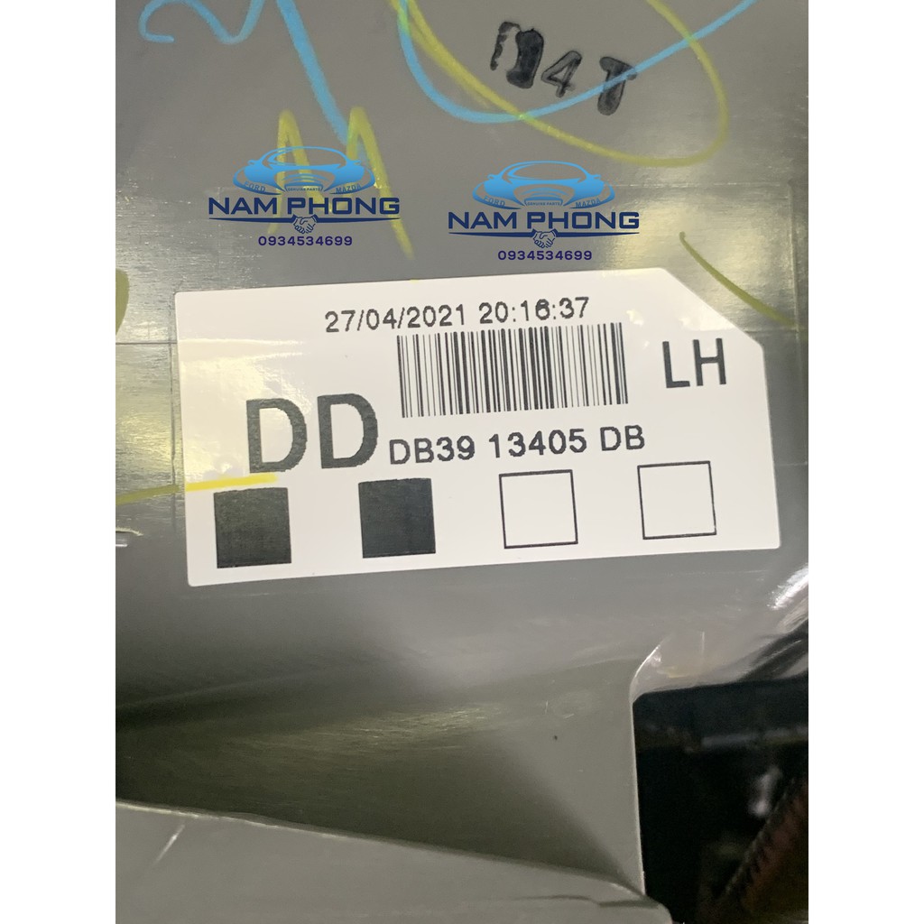 Đèn hậu Ranger 14 Witrack lái LH  Đen xịn - DB3Z13405F