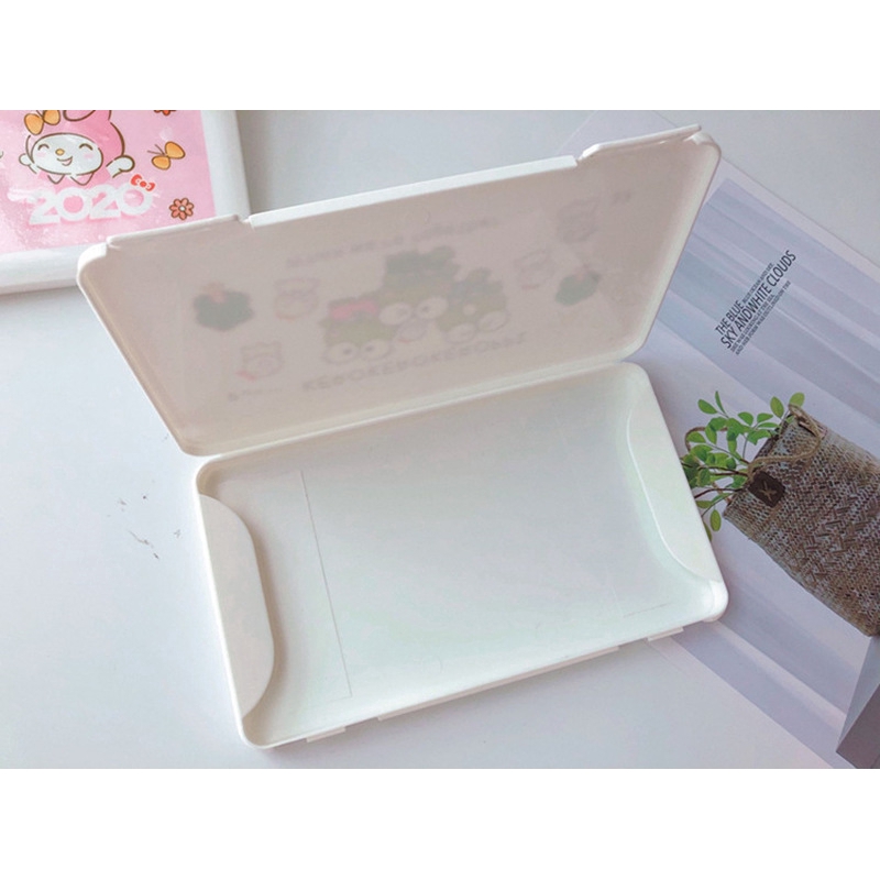 Hộp Nhựa Đựng Khẩu Trang Chống Bụi Họa Tiết Hello Kitty / Melody Đáng Yêu
