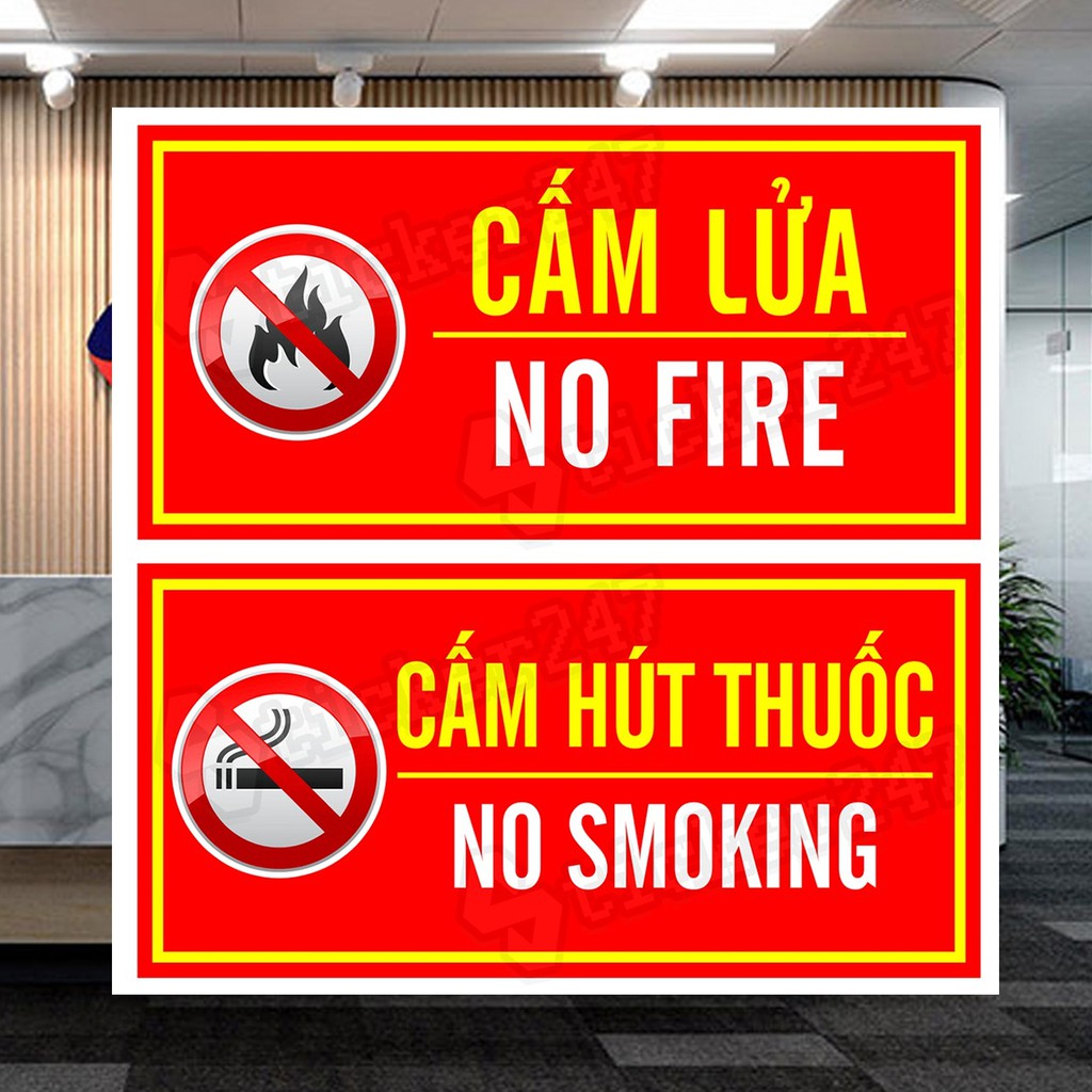 Poster/Sticker tấm decal dán biển báo nhà vệ sinh, toilet, restroom, nhà tắm, WC... chống nước