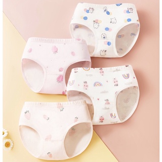 Set 4 quần lót bé gái quần chíp cotton cho bé gái