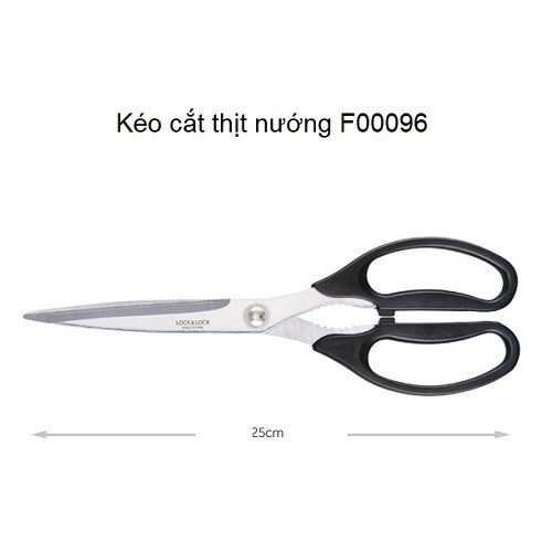 Kéo Cắt Thịt Nướng Bulgogi Scissors Lock&amp;Lock F00096 màu đen