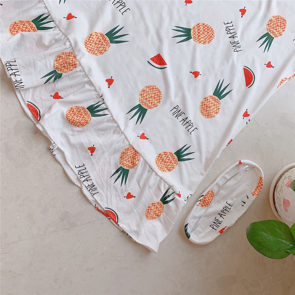 Đồ ngủ Dáng Rộng Có Miếng Bịt Mắt Phong Cách Hàn Quốc Dễ Thương Dành Cho Nữ Sinh